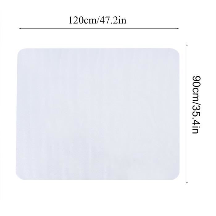 Tapis de protection pour sol chaise de bureau transparent 100x140cm Tapis de protection pour sol chaise de bureau transparent 100x140cm