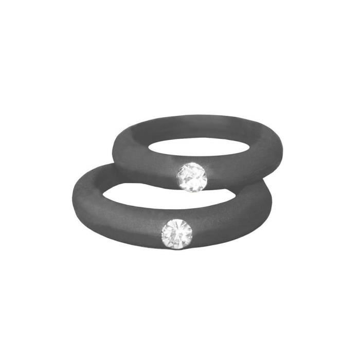 24 Femme Mode Silicone Mariage Band Strass Bague Bijoux Achat