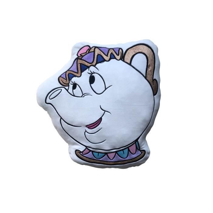 Disney La Belle et la Bête - Coussin en forme de Madame Samovar 40cm