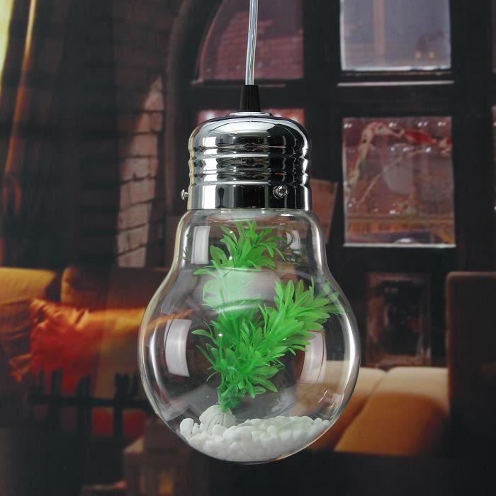 Vase Suspendu En Verre En Forme D'ampoule - Pour Plantes Aériennes, Tillandsias, Mousses - Avec Corde - Décoration Maison Originale - 10