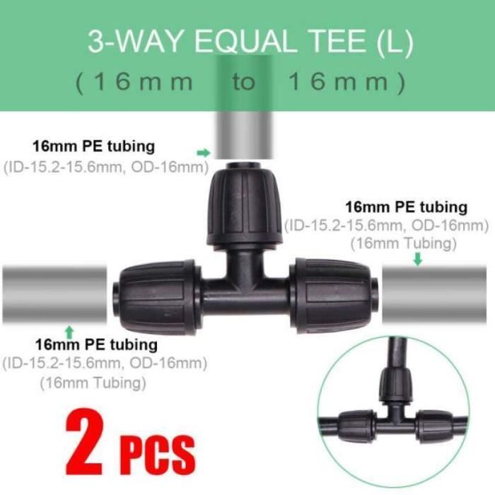 Lot De 3 Raccords En T Pour Tuyaux Silicone 5 Mm - Raccord Diamètre égal - Idéal Plomberie, Aquarium, Automobile