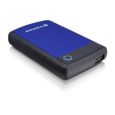 Disque dur portable TRANSCEND TS2TSJ25H3B 2.5" 2000 Go USB Noir, Bleu - USB 3.0 - Résistant aux chocs-1