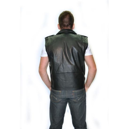 Cuir moto online sans manche