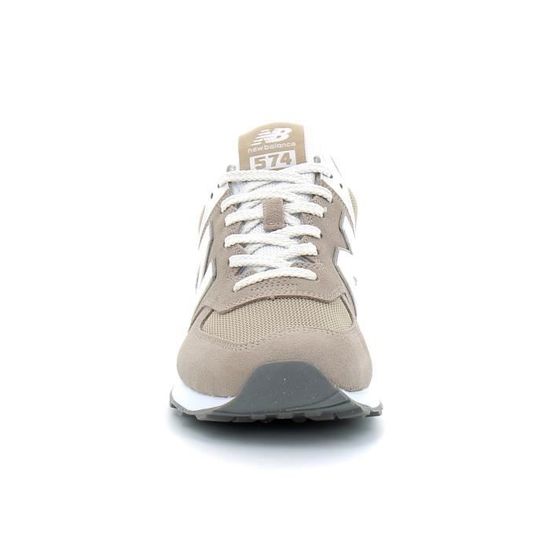 Chaussures de sport NEW BALANCE 574 Homme Mushroom Textile Mushroom Cdiscount Chaussures