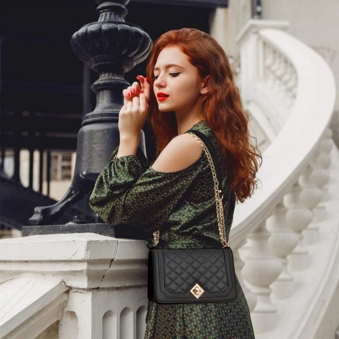 Sac a main epaule noir online