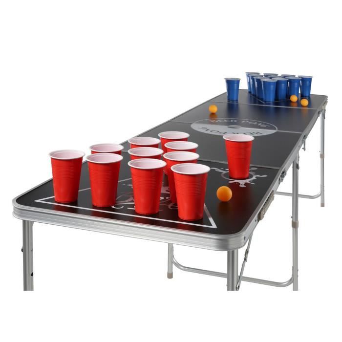 Jeu De Fête Jeu Beer Pong Interactif QR-Pong - 20 Gobelets Avec Codes