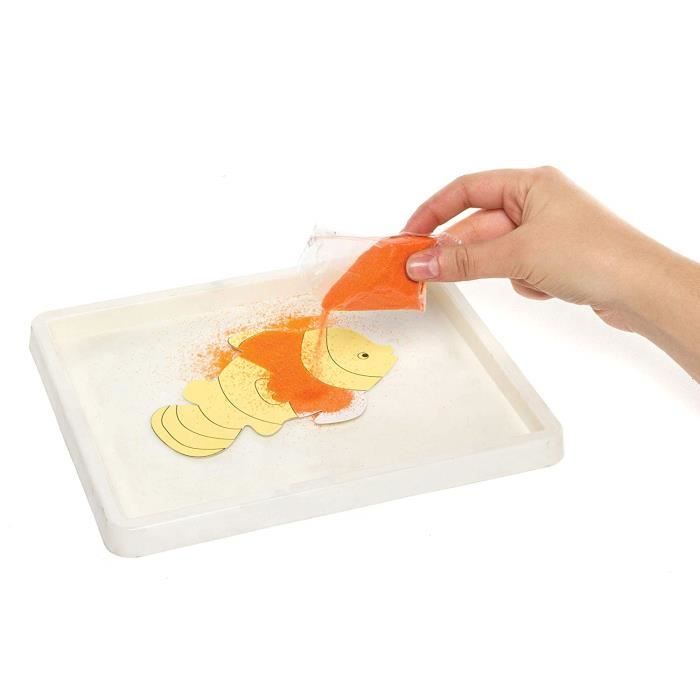 Baker Ross 12 Sachets De Sable Coloré 40g Chacun – Des Couleurs Vives Et Fluo Pour Des Activités Créatives Sans Fin !