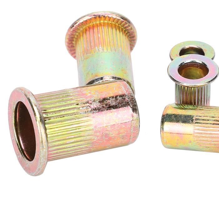 25 écrous Rivets En Acier Zingué #10-32 - Référence TSSS1032 - Pour Fixation Rapide Et Solide