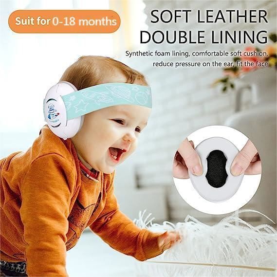 Protège-oreilles, Casque Anti-bruit pour Bébé de 0 à 18 Mois, Protection  Auditive Pliable, Caches-oreilles Silencieux - Vert - Cdiscount  Puériculture & Eveil bébé