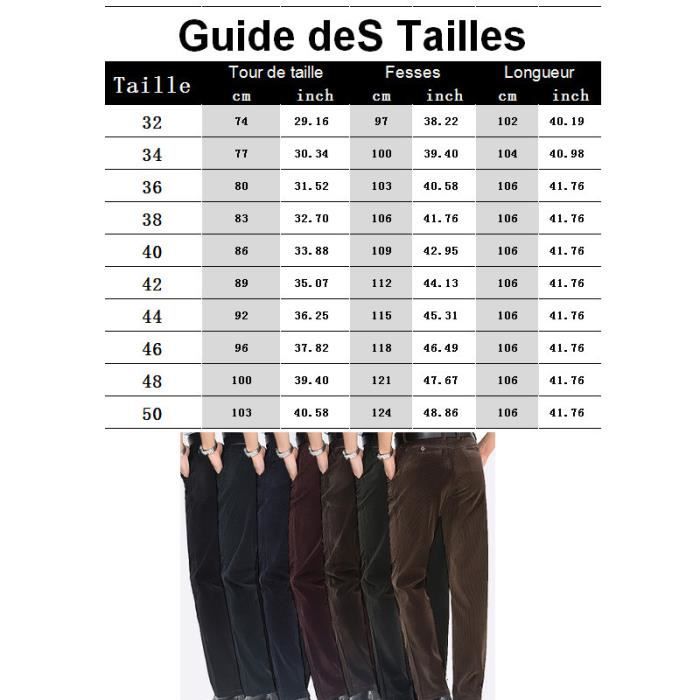 Pantalon homme taille 32 store