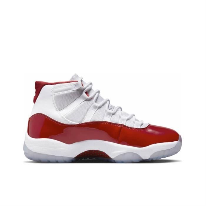 Jordan 11 blanche et rouge store