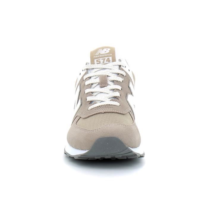 Chaussures de sport NEW BALANCE 574 Homme Mushroom Textile Mushroom Cdiscount Chaussures