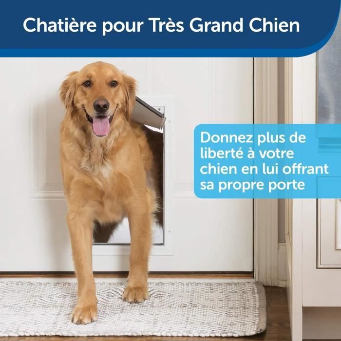 PetSafe Chatière pour grand chiens, en Alm, isolante et résistante — free download