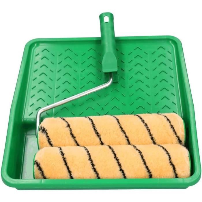 ToolSpace Lot de 2 Orange Rouleaux 25 cm Professionnel Peinture Rouleau ...