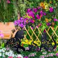 Cat Yard Art Jardin Statues Métalliques Déco, 3 PIÈCES Chat Évider Silhouette Forme Animale Pieu Décorations, Noir-2