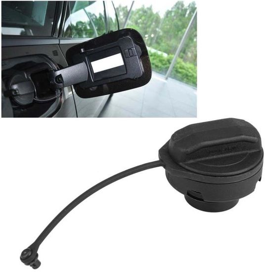 Xiciki Couvercle du Réservoir de Carburant, Remplacement Compatible Audi A1 A2 A3 A4 A6, Golf, Jetta, Bouchon Réservoir Carburant Voiture Universel, 1J0201550A