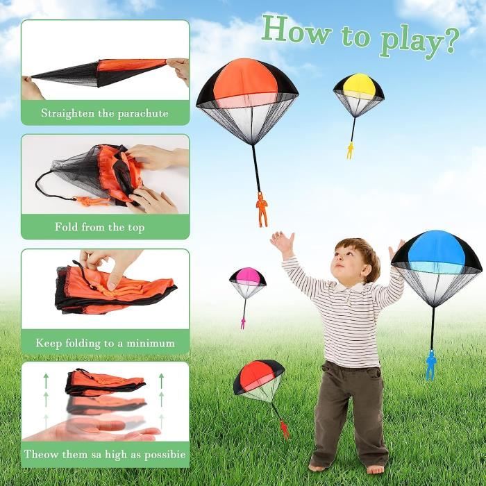SES Creative® Jeu de parachute enfant toucan volant