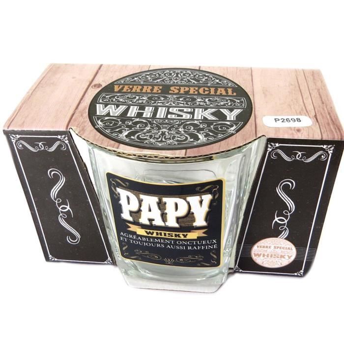 Verre à whisky Papy-ritif (gravé)