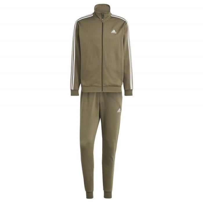 Survetement Adidas Homme Basic 3 Stripes Fleece Vert IJ6071 Vert Cdiscount Pret a Porter