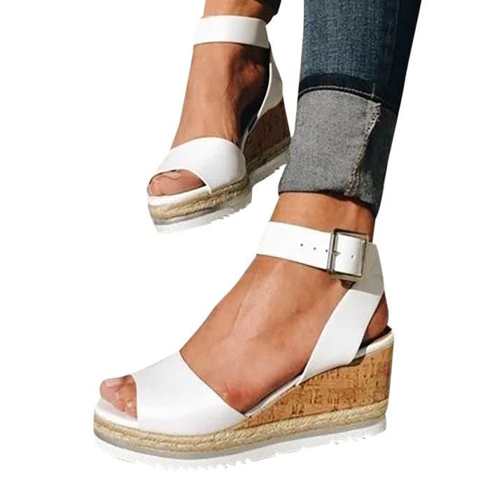 Espadrille femme ouverte devant clearance