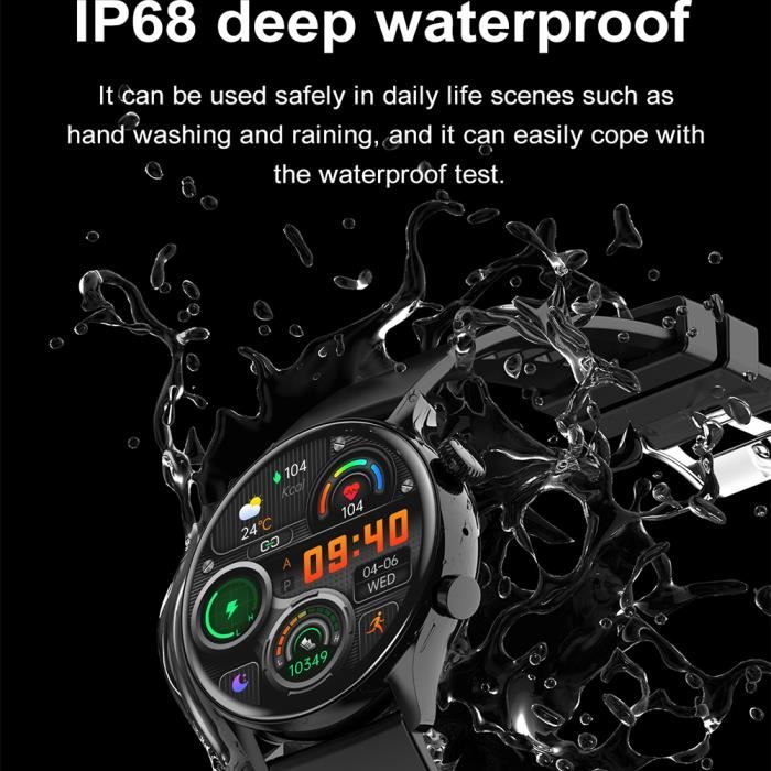 Montre connectée ip68 test best sale