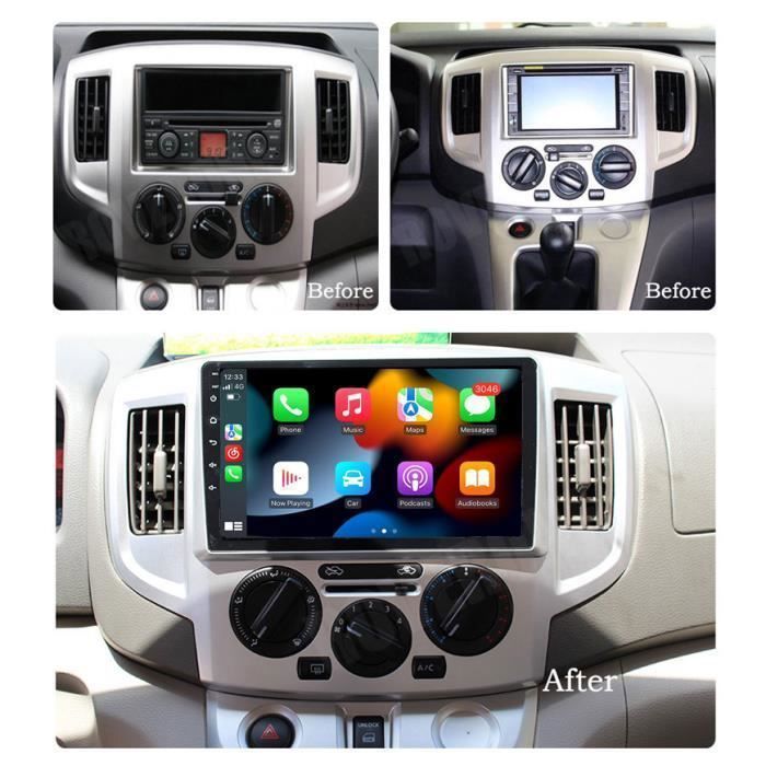 Hikity Qualcomm Snapdragon 8 Core 4+64G Android 15 Autoradio Pour VW Golf 5 6 Passat Polo Tiguan