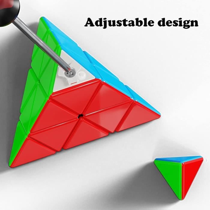 Vdealen Cube Magique Pyraminx Cube Puzzle Pyramide Jouet de Voyage à  Torsion Rapide et Lisse pour Les Enfants(Keine Aufkleber)200 - Cdiscount  Jeux - Jouets