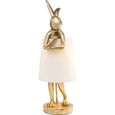 Lampe Animal Lapin doré Kare Design-3