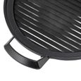 Hililand gril de barbecue sans fumée Petit gril de table empêche le collage facile à nettoyer gril à charbon de table sans-3