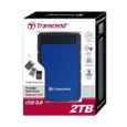 Disque dur portable TRANSCEND TS2TSJ25H3B 2.5" 2000 Go USB Noir, Bleu - USB 3.0 - Résistant aux chocs-3