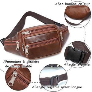 La couleur noire Femmes hommes mode NOUVELLE Taille Packs heuptas sac