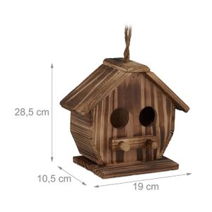Nichoir En Bois à Assembler Soi-Même Avec Kit Peinture - Royal Gardineer - Activité Familiale