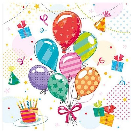 Vaisselle Anniversaire Pour 20 Personnes - Assiettes Serviettes Nappe Et Bannière Happy Birthday