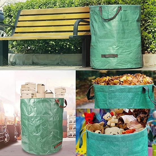 Sac à déchets de jardin réutilisable 272 L 