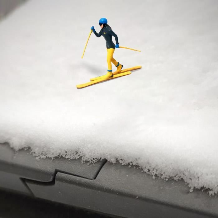 1:64 Mini scène de sport de ski pour hommes, peinture à la main, figurine  statique, paysage, mise en page du modèle, bricolage, affichage de dioramas  miniatures AD -  France