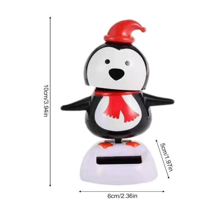 Figurine Chat Dansant Solaire Pour Voiture - 5,2 X 3,8 Cm, Mouvement Automatique Au Soleil, Décoration Tableau De Bord - 10