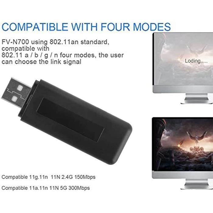 Dongle adaptateur adaptateur sans fil pour Samsung Smart TV USB Wifi  WIS12ABGNX