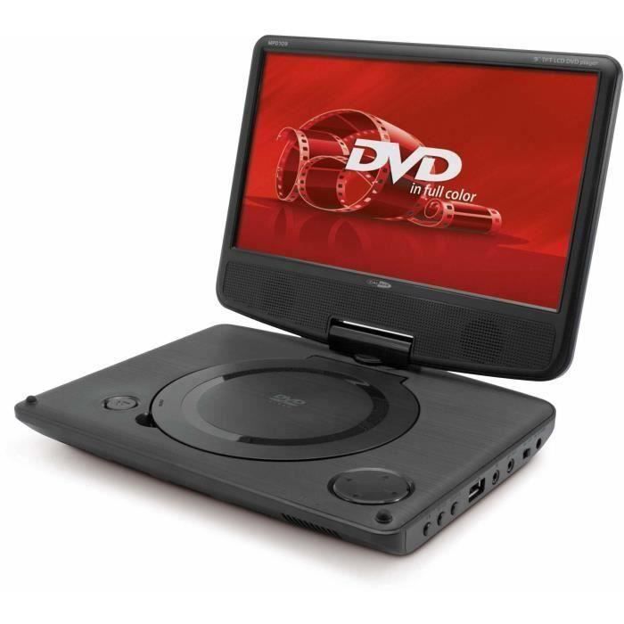 CALIBER MPD 109 Lecteur DVD portable 9- TFT LED