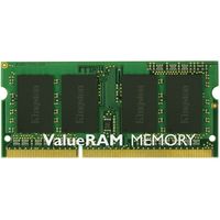 KINGSTON Mémoire PC DDR3 ValueRAM - 8 Go - SO DIMM 204 broches - 1333 MHz / PC3-10600 - CL9 - 1.5 V - Mémoire sans tampon - Non ECC