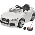 Voiture électrique Audi TT RS pour enfants - Blanc - 12 mois et plus - Fille-0