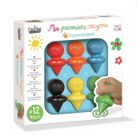 CREA LIGN Crayons de cire ergonomiques pour enfants - CréaLign' - Mixte - A partir de 12 mois - Lavables à l'eau