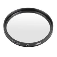 HURRISE Filtre UV pour caméra VBESTLIFE UV Filtre Protection d'Objectif Ultra Mince Universel pour DSLR Caméra 55mm