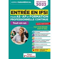 Entrée en IFSI pour AS-AP et formation professionnelle continue (FPC). Edition 2021-2022