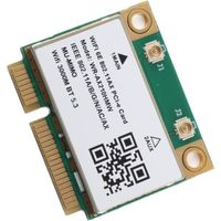 Carte WiFi AX210HMW,Module sans Fil Wi-Fi 6E 5374M Extensible Jusqu'à 6 GHz MU-MIMO Carte Réseau Interne Tri-bande avec Bluetooth