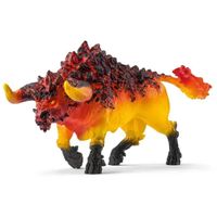 Figurine Taureau de feu, Figurine d'action fantastique, à partir de 7 ans - schleich 42493 Eldrador Creature