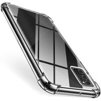 Coque Samsung Galaxy A41 Etui de Protection Anti Choc TPU Silicone Transparent, Housse Coins Renforcés Bumper Crystal Clear