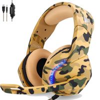 Casque Gaming PC,Caque gamer avec microphone,Casque gaming filaire pour PS5,PS4,Switch,PC,MAC