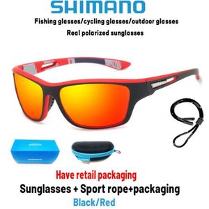LUNETTES DE SOLEIL Boîte Rouge--lunettes de soleil'extérieur pour hommes et femmes, UV400, à la mode, pour cyclisme, vélo, pêche