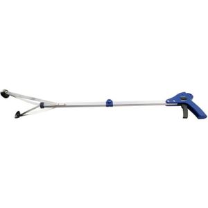 YAUNGEL Outils de Ramassage 2pc，Pince telescopique，Pince à ordures, Long  bâton de grappin de 81 cm avec poignée Solide à Pointe magnétique, Tête  légère rotative à 90° pour Les ordures（Orange） : : Jardin