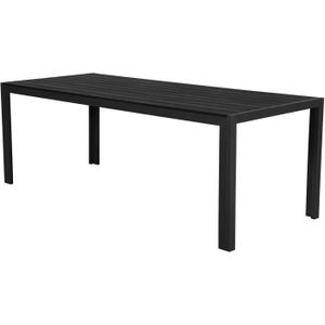 TABLE DE JARDIN  Table de Jardin - Fuccy - 205cm - Polywood - Noir